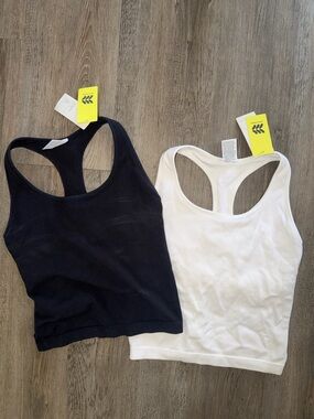 Target all in motion seamless racer back tank tops